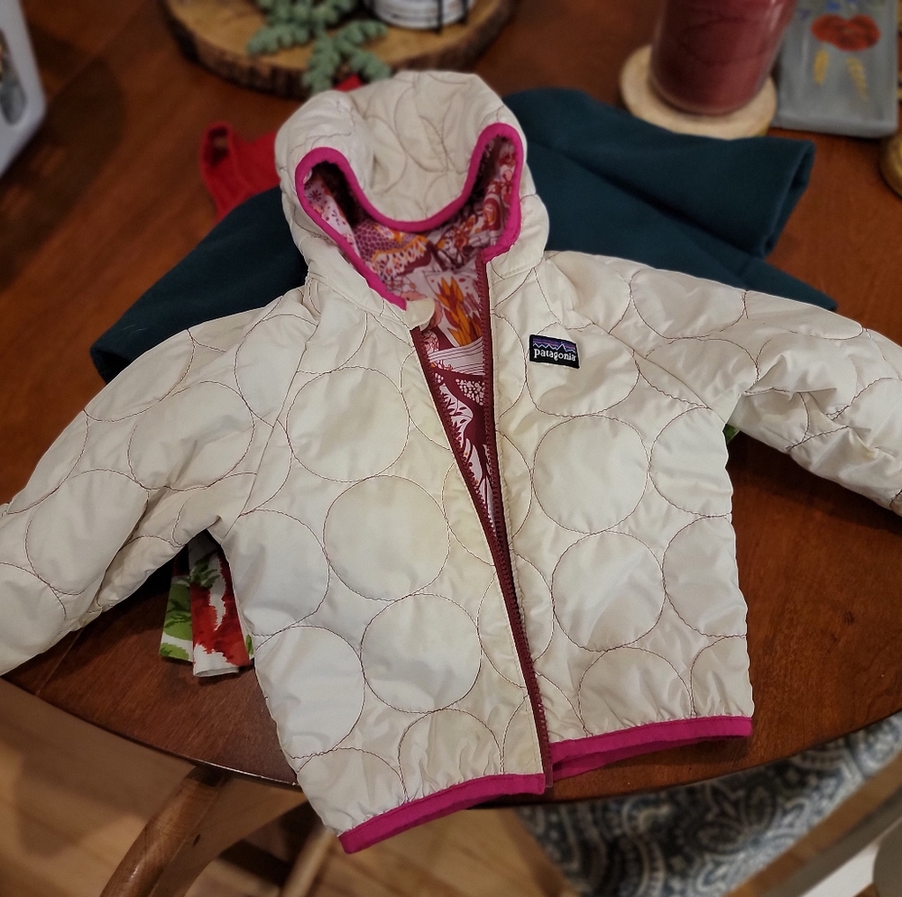 Patagonia girls jacket 6-12 months